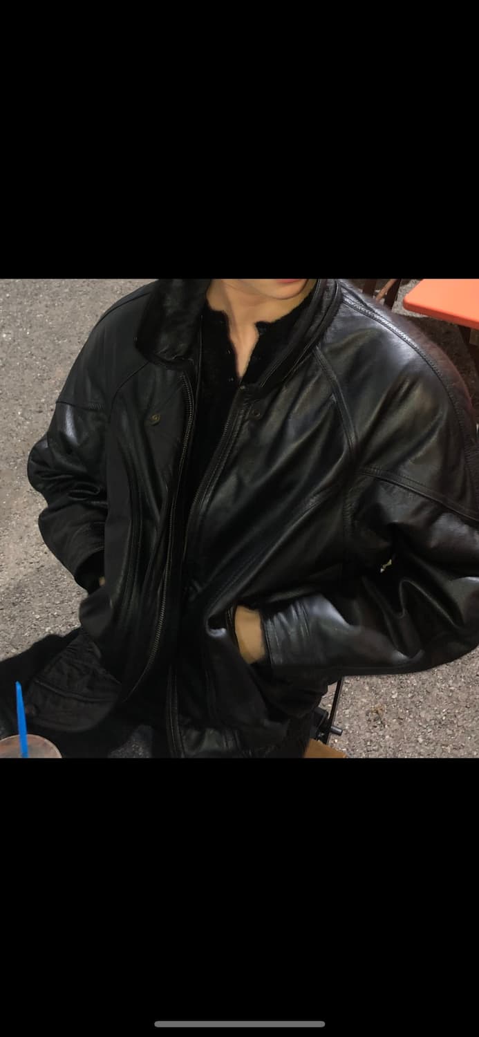 vintage leather jacket 상품이미지2