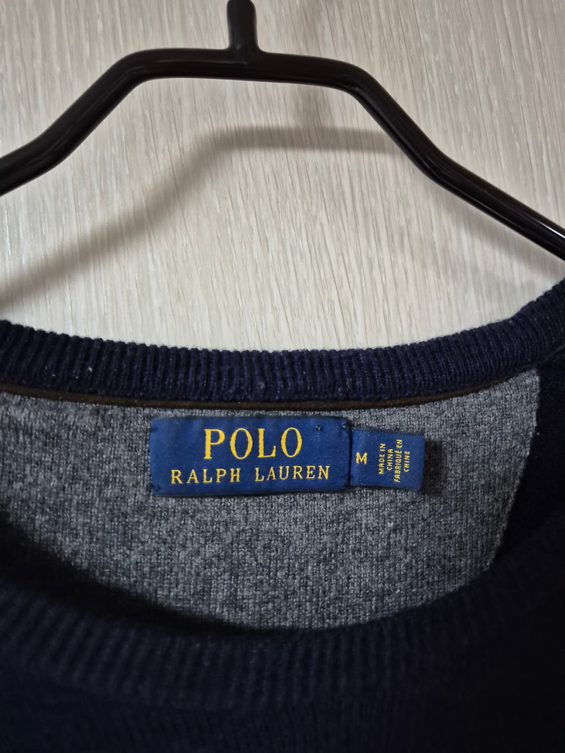 (정품) 폴로 랄프로렌 베어 메리노 울 니트 스웨터 라지 매장판 상품이미지4