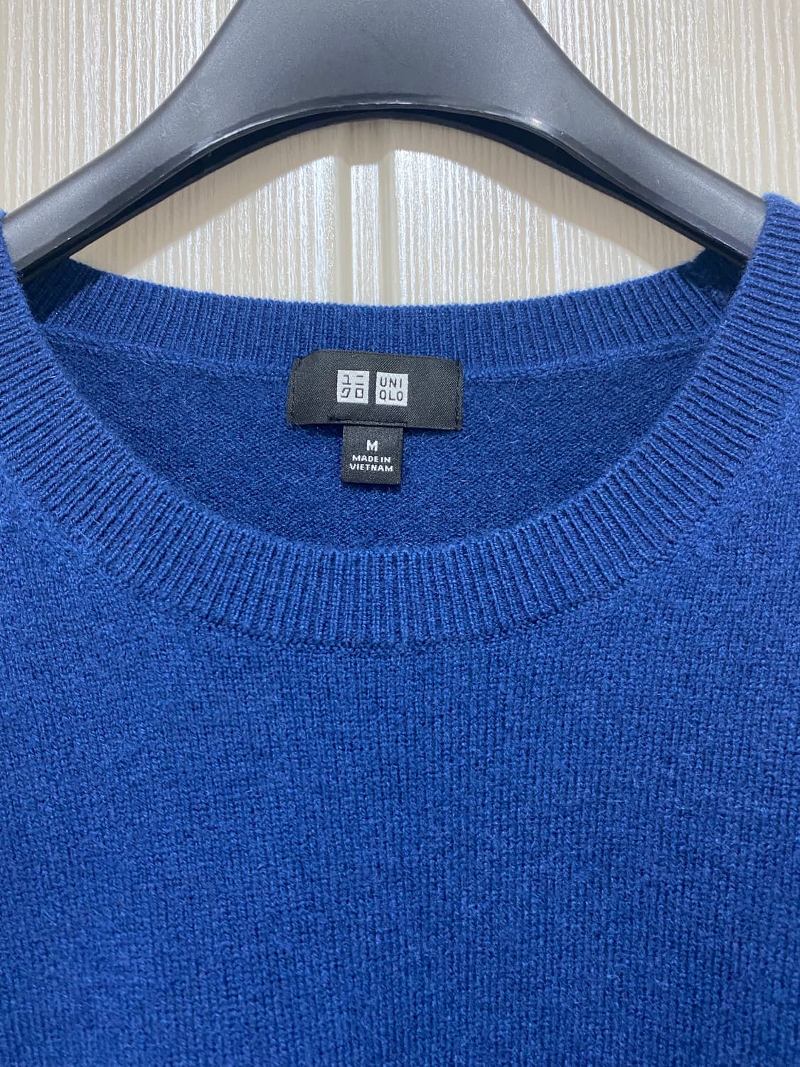 유니클로 블루 캐시미어 니트 M 상품이미지2