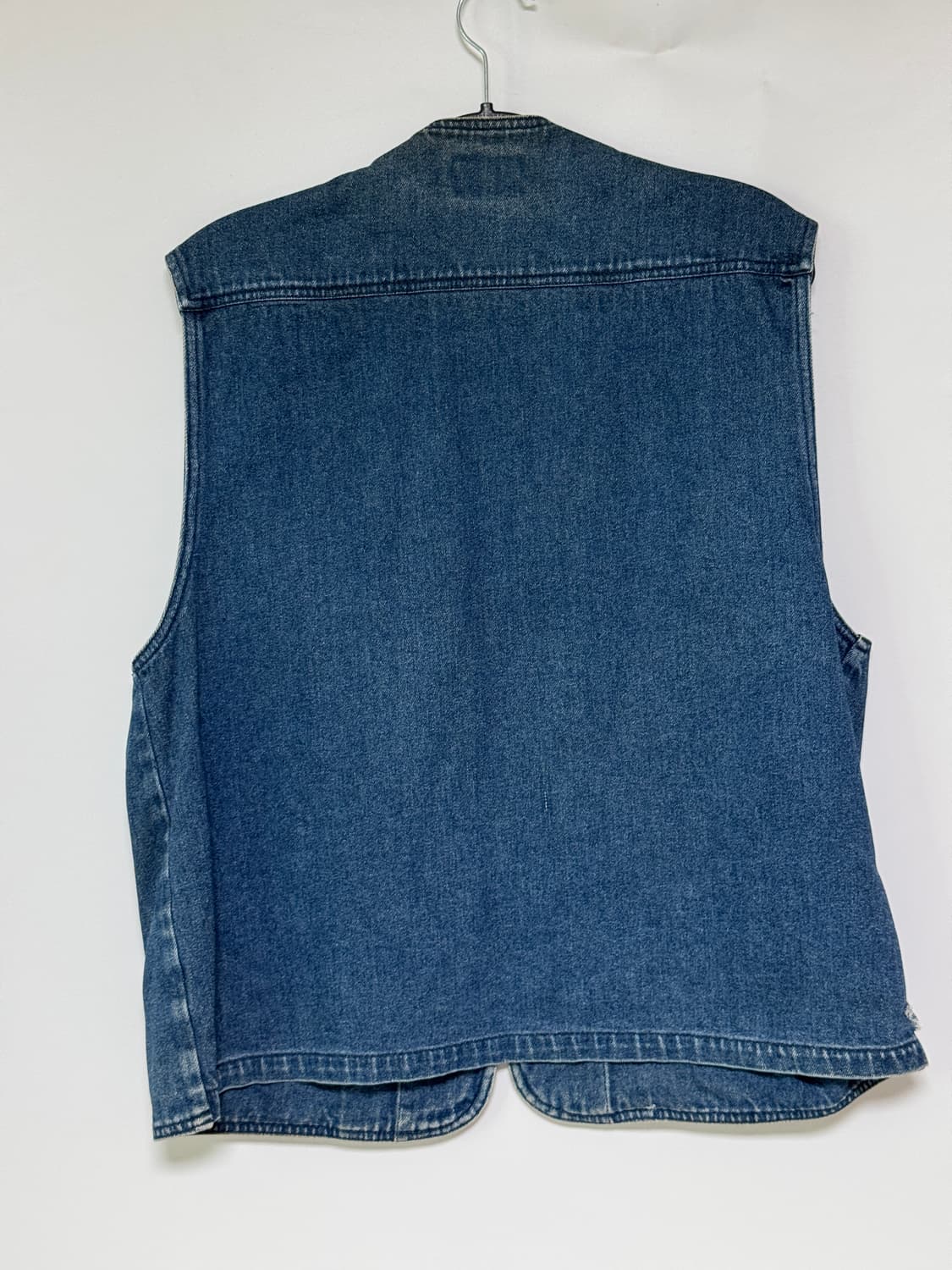 일본 빈티지 베니보탄 데님 조끼 100-105 상품이미지4
