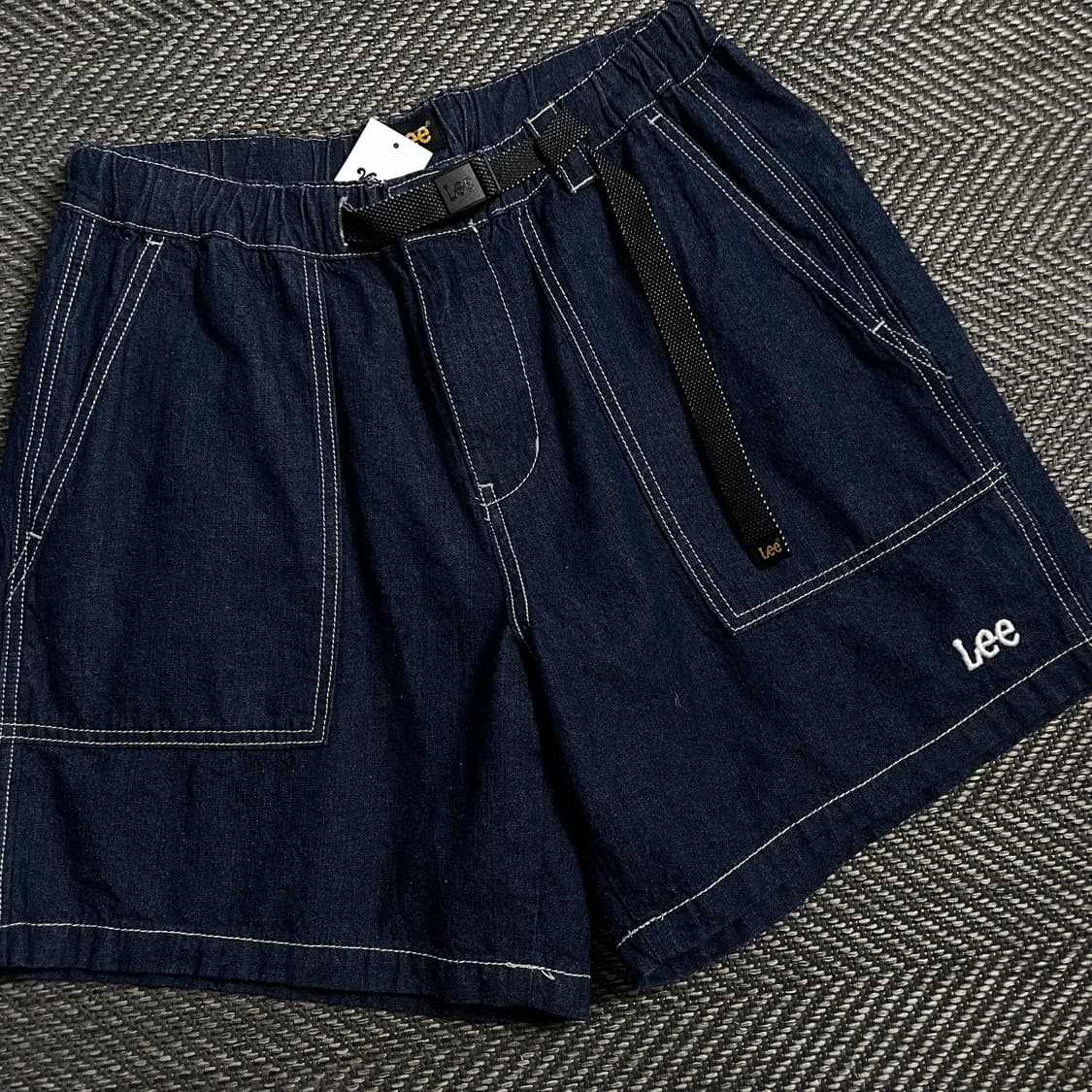 Lee 벨티드 데님 하프 팬츠o 4025 상품이미지2
