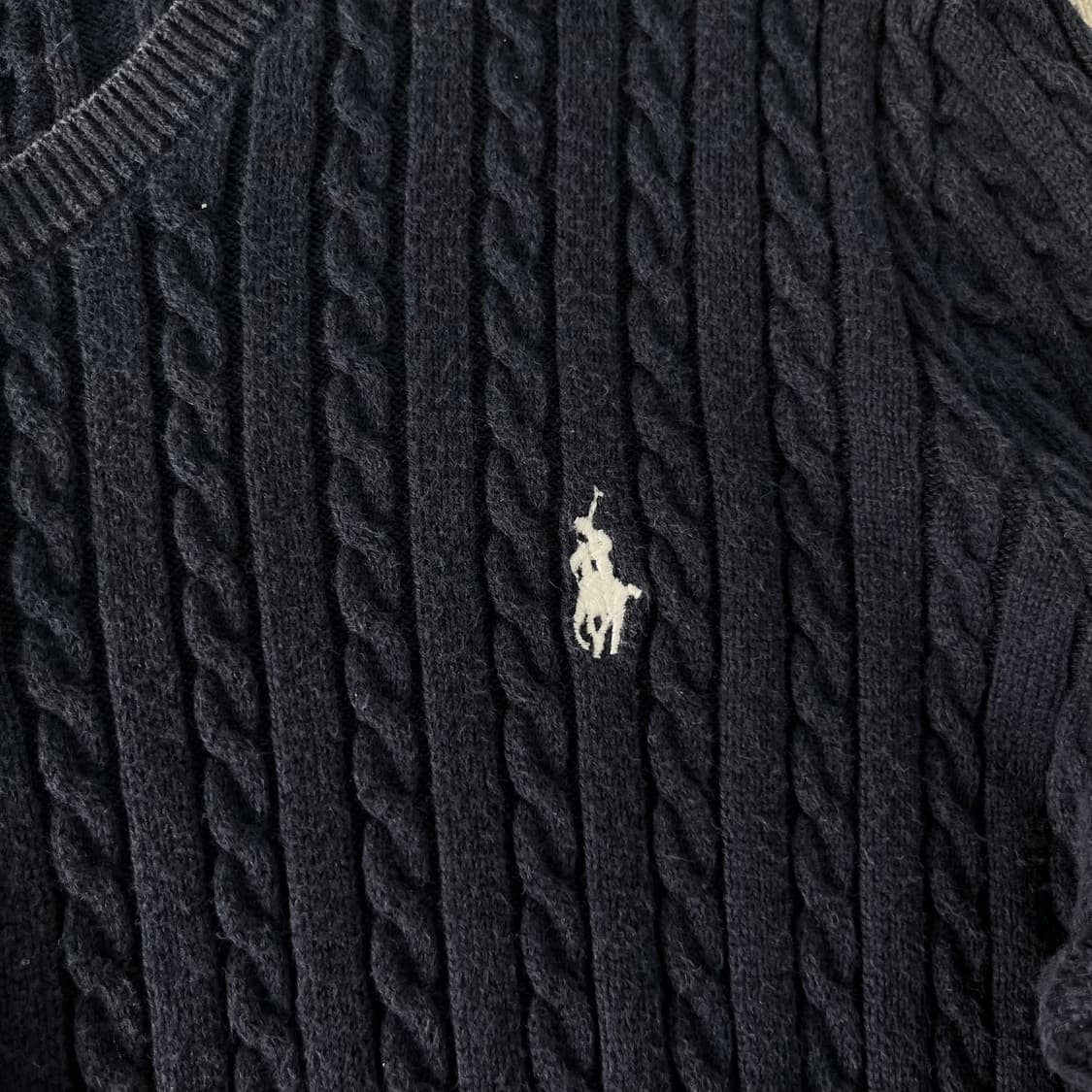 W 90 폴로랄프로렌 꽈배기 신형 가디건  상품이미지3