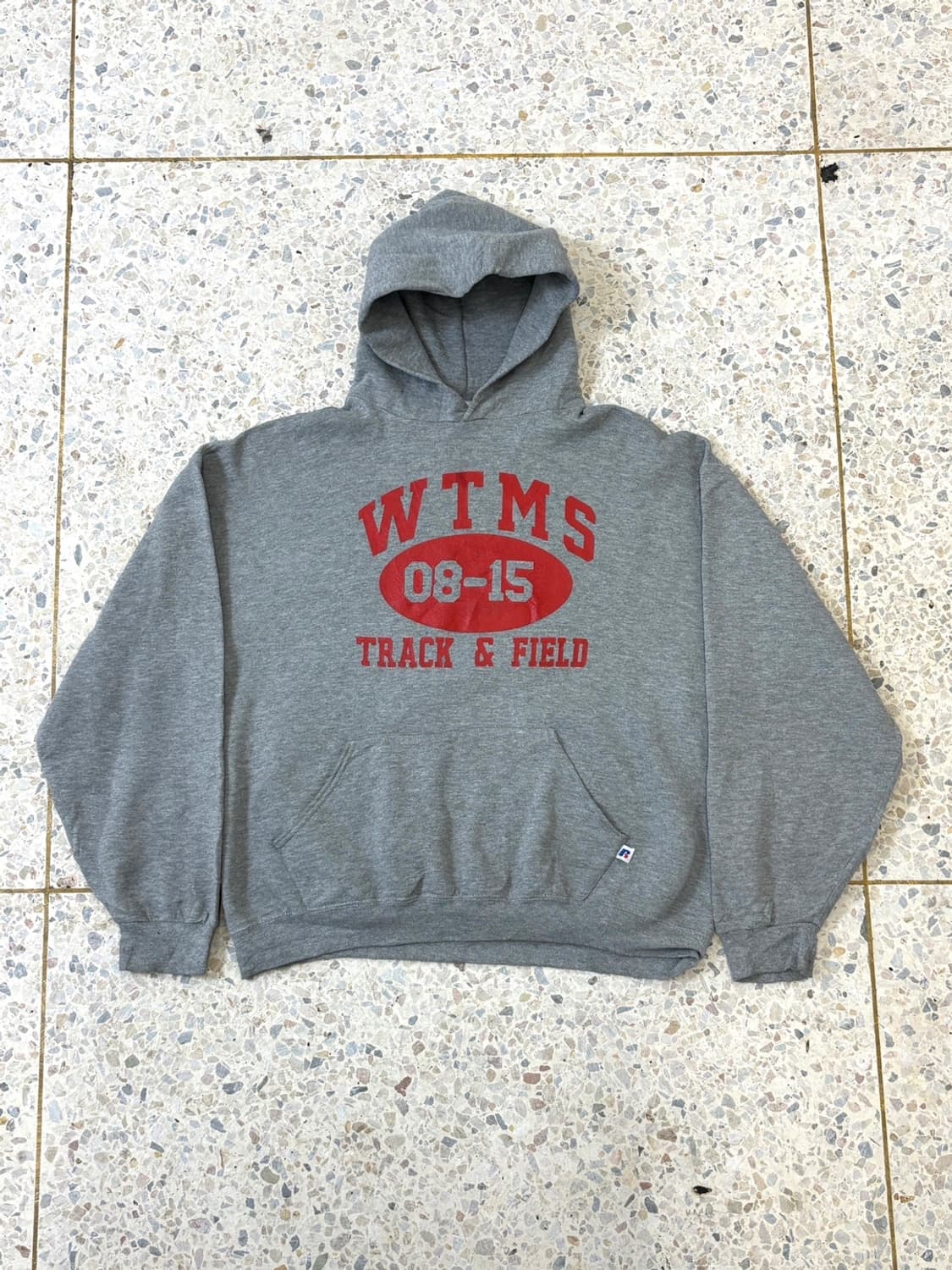 00's 러셀 후드티 그레이 상품이미지4
