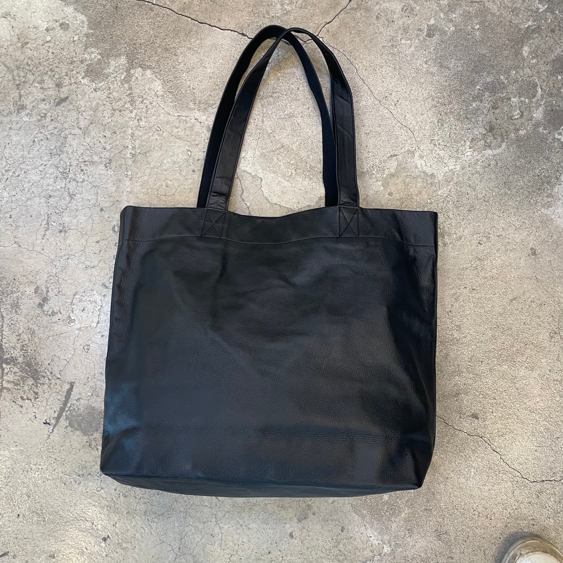  요지야마모토 로고 레더 토트백 상품이미지6