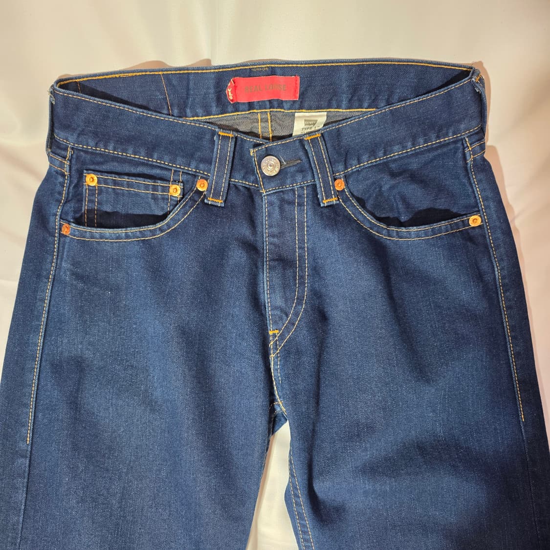 [W32L32]00s 리바이스 리얼루즈핏 타입원 데님팬츠 상품이미지2