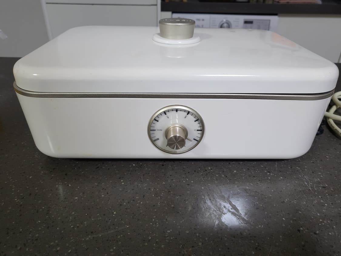 보토 A4BOX 레트로 전기그릴 테이블 멀티쿠커 화이트 상품이미지3