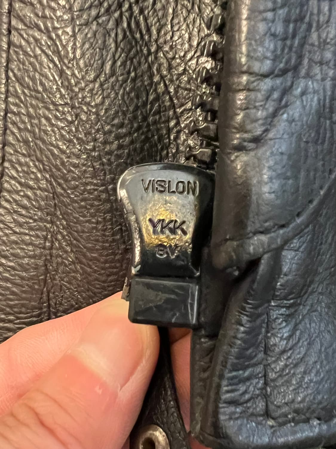 00's Y2K 레더클럽 천연 소 가죽 여성 바이커 자켓 상품이미지4