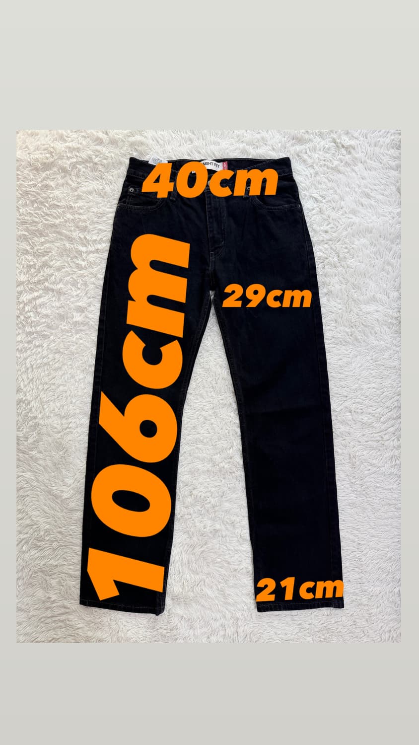 리바이스 505 스트레이트 핏 블랙진 (W30 L32) 상품이미지2