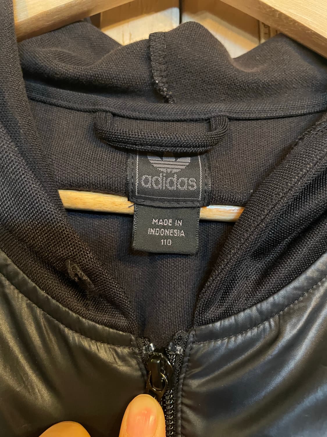 아디다스 슈퍼스타 슈즈자수 후드집업 상품이미지5