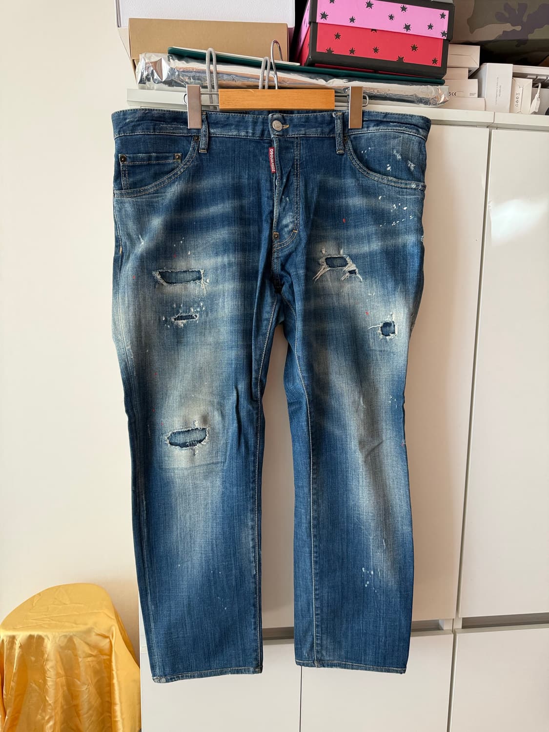 디스퀘어드 DSQ D2 디퀘 쿨가이진 데님 청바지 56사이즈 정품 쿨가이 상품이미지1