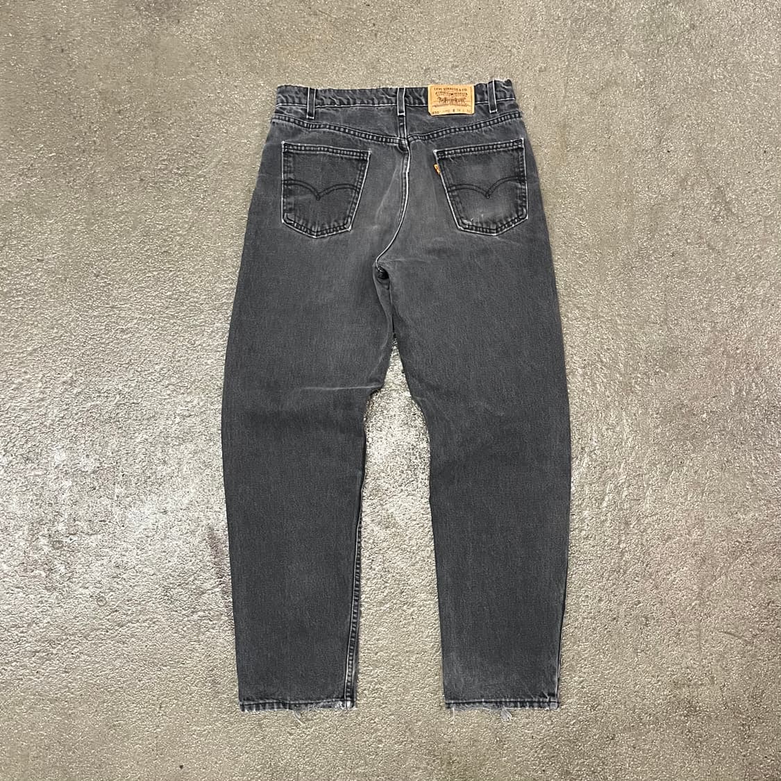 90s USA Levis550 블랙진 오렌지탭 (32“) 상품이미지1