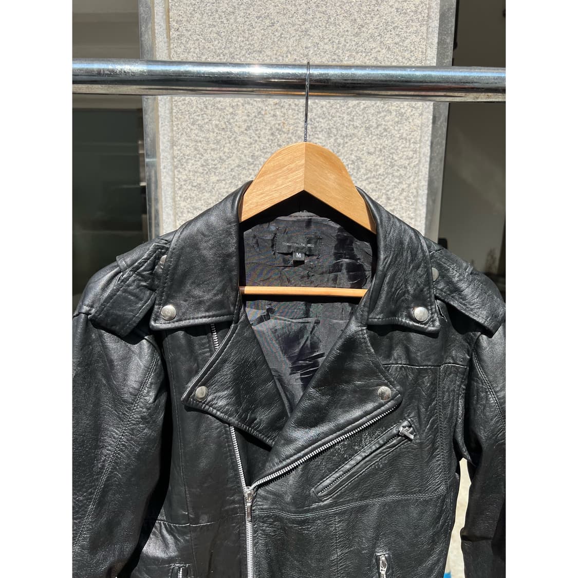 시모키타자와 링고 리빌드 레더 라이더 자켓 상품이미지5