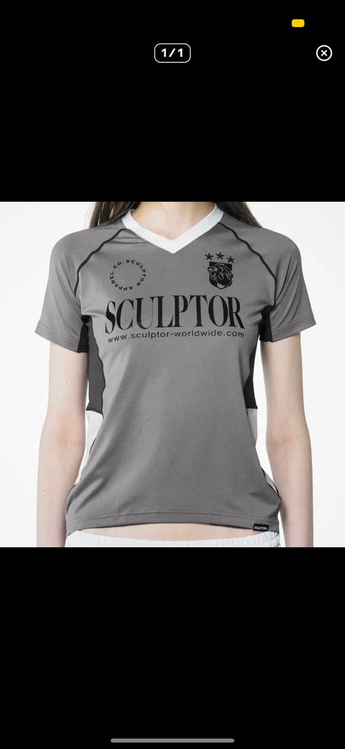 스컬프터 스포티 져지 티 그레이 상품이미지1