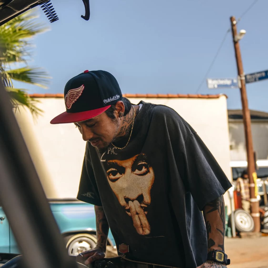 [새상품/2XL] 세인트미카엘 x 투팍 2PAC 반팔 티셔츠 상품이미지4