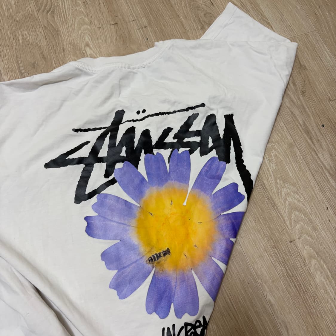 스투시 플라워 빅로고 반팔티 3XL  상품이미지5