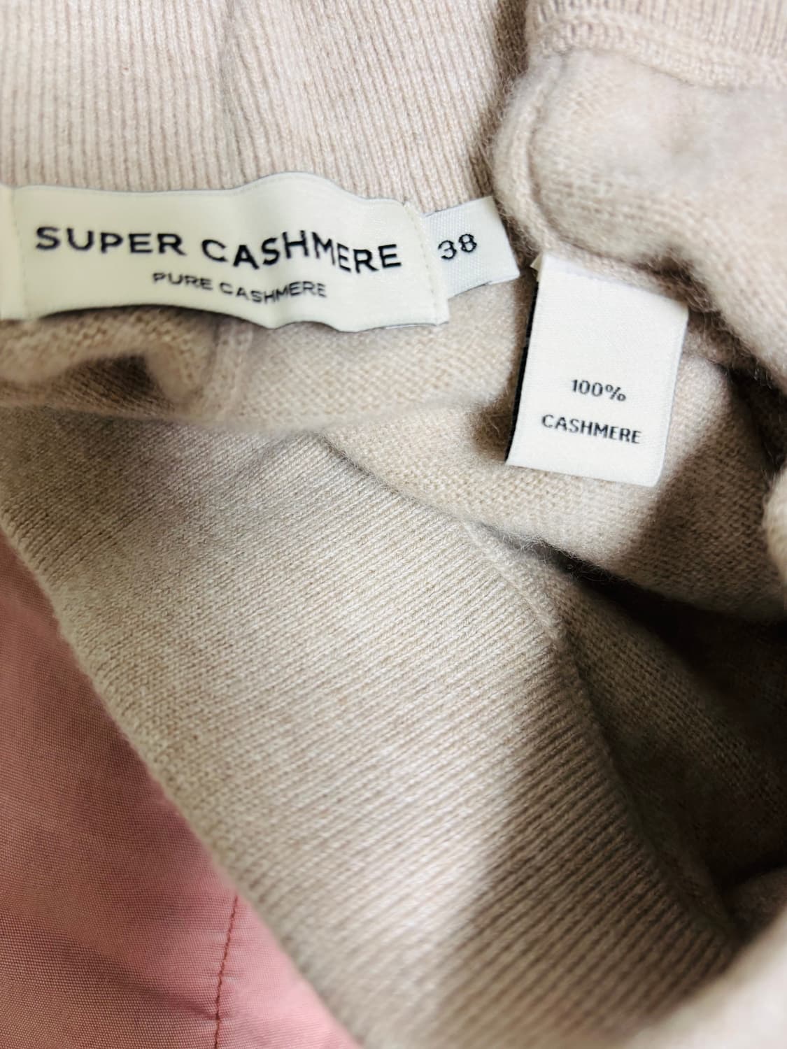 SUPER CASHMERE 100% 캐시미어 와이드 팬츠 상품이미지3