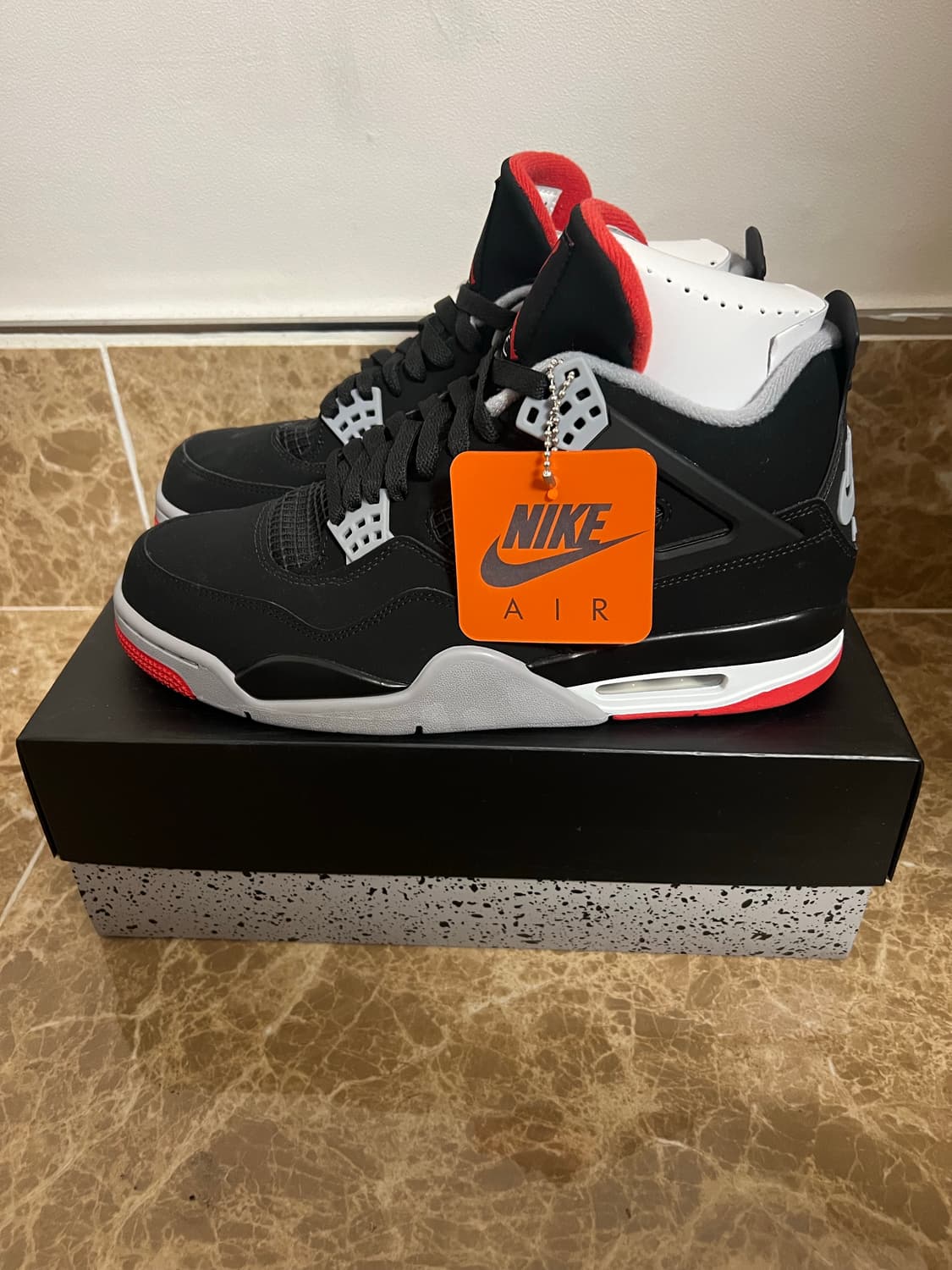 Air Jordan 4 Retro Bred 2019 280 완전 새상품 상품이미지1