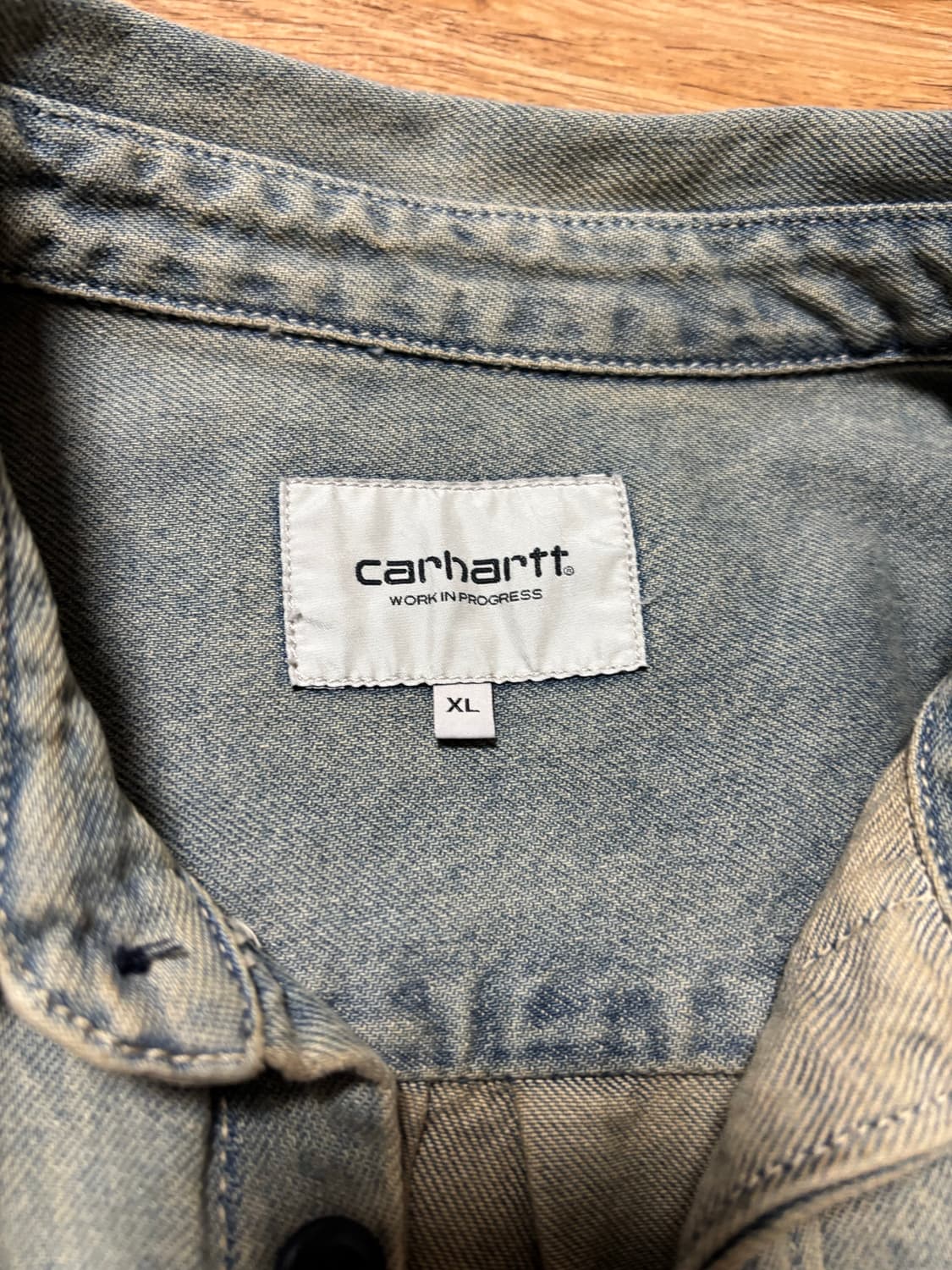 칼하트 wip 오버핏 데님 셔츠  상품이미지2