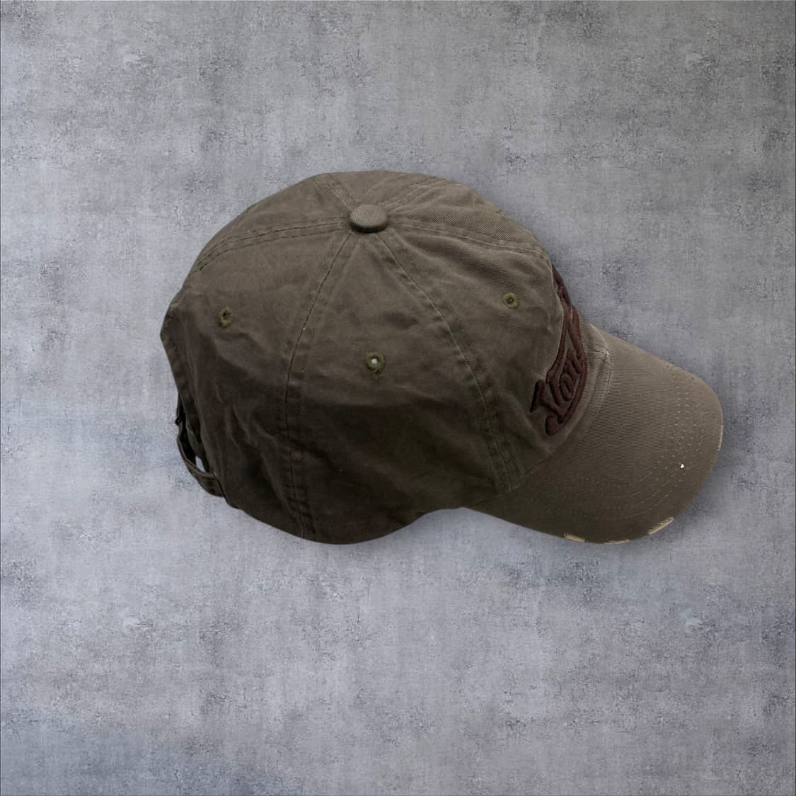 본더치 다크 브라운 컬러 베이직 로고 볼캡 상품이미지3