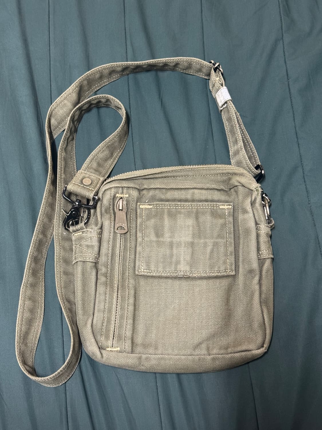 요시다 포터 HBT 해링본 올리브 크로스백 숄더백 상품이미지2