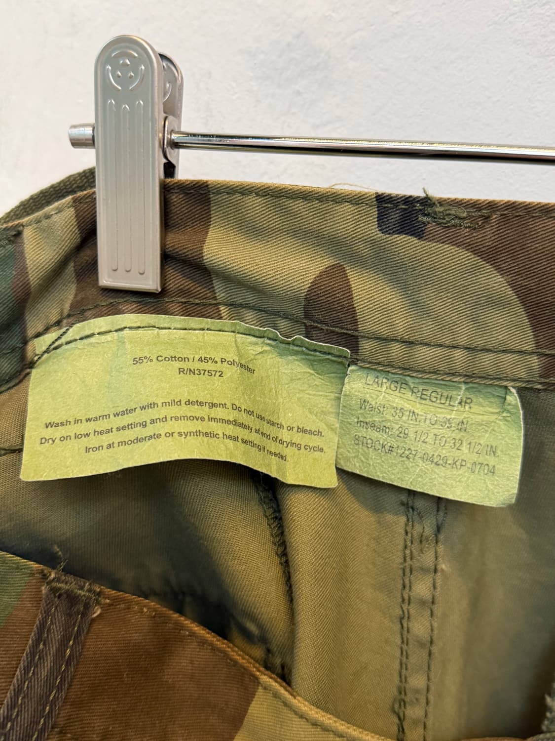 Military US 미군 우드랜드 BDU 팬츠 L 상품이미지4