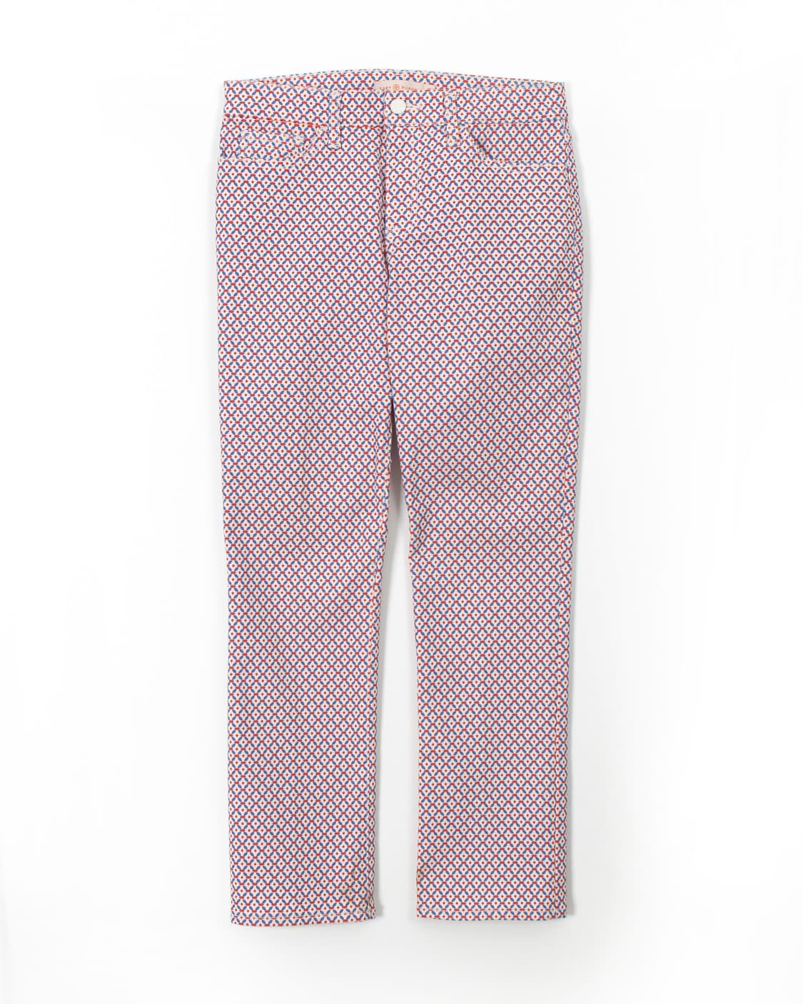 토리버치 Tory burch 빈티지 패턴 스트라이트 팬츠 상품이미지2