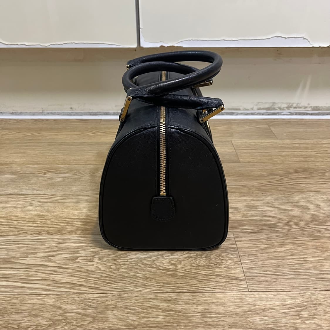 정품/백화점) MCM 사피아노 블랙 보스턴 토드백 토트백 핸드백 가방 상품이미지5