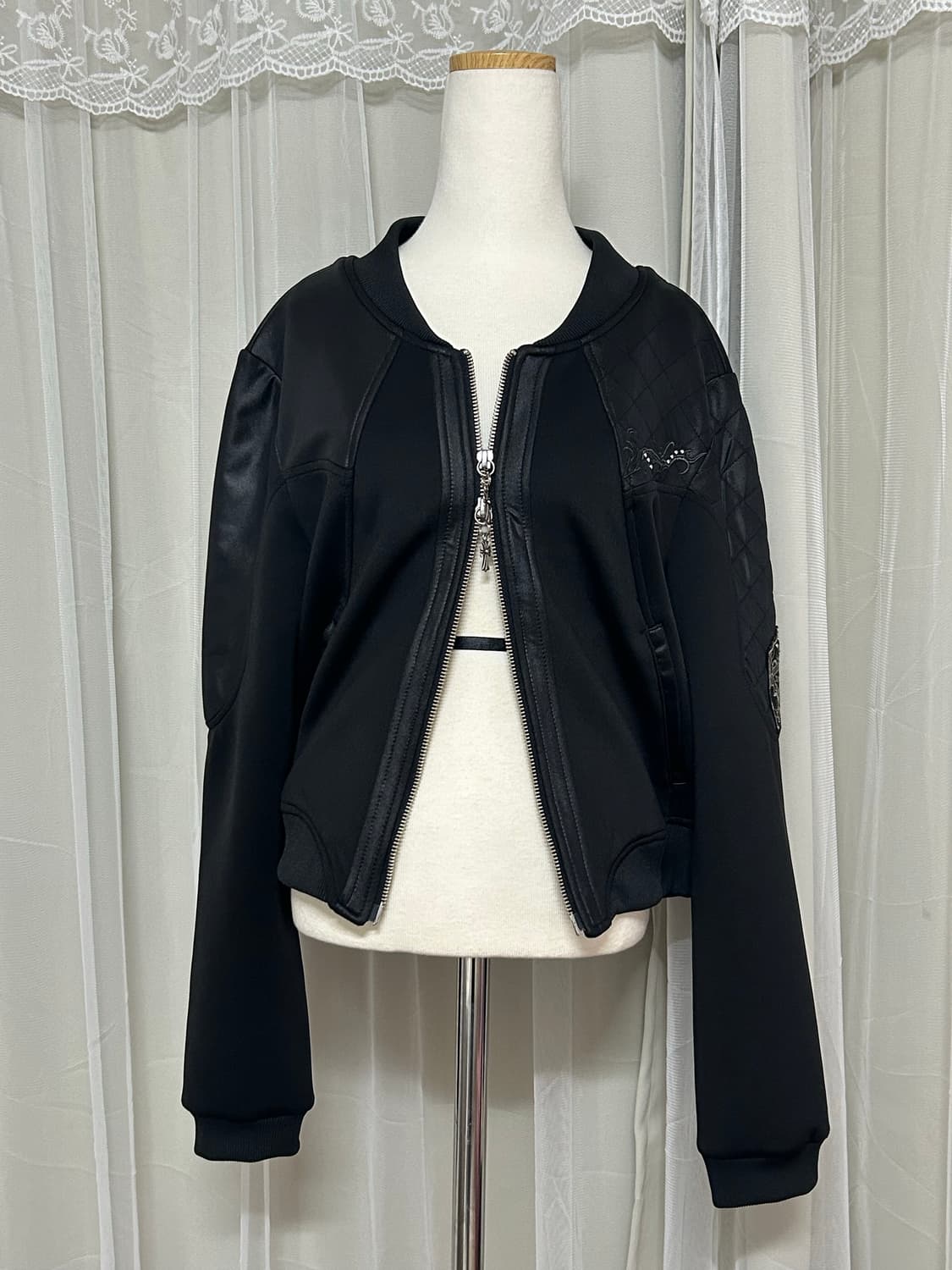 오즈온 ozz croce 고딕 락시크 크롭 투웨이 자켓 상품이미지2