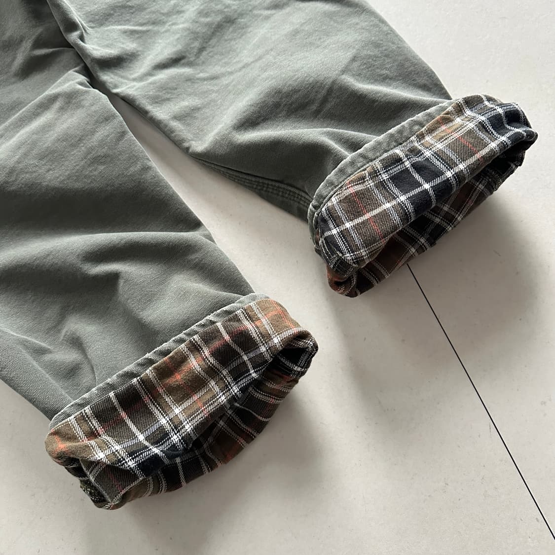 칼하트 B111 MOS 그린 워크팬츠 33x30  상품이미지8