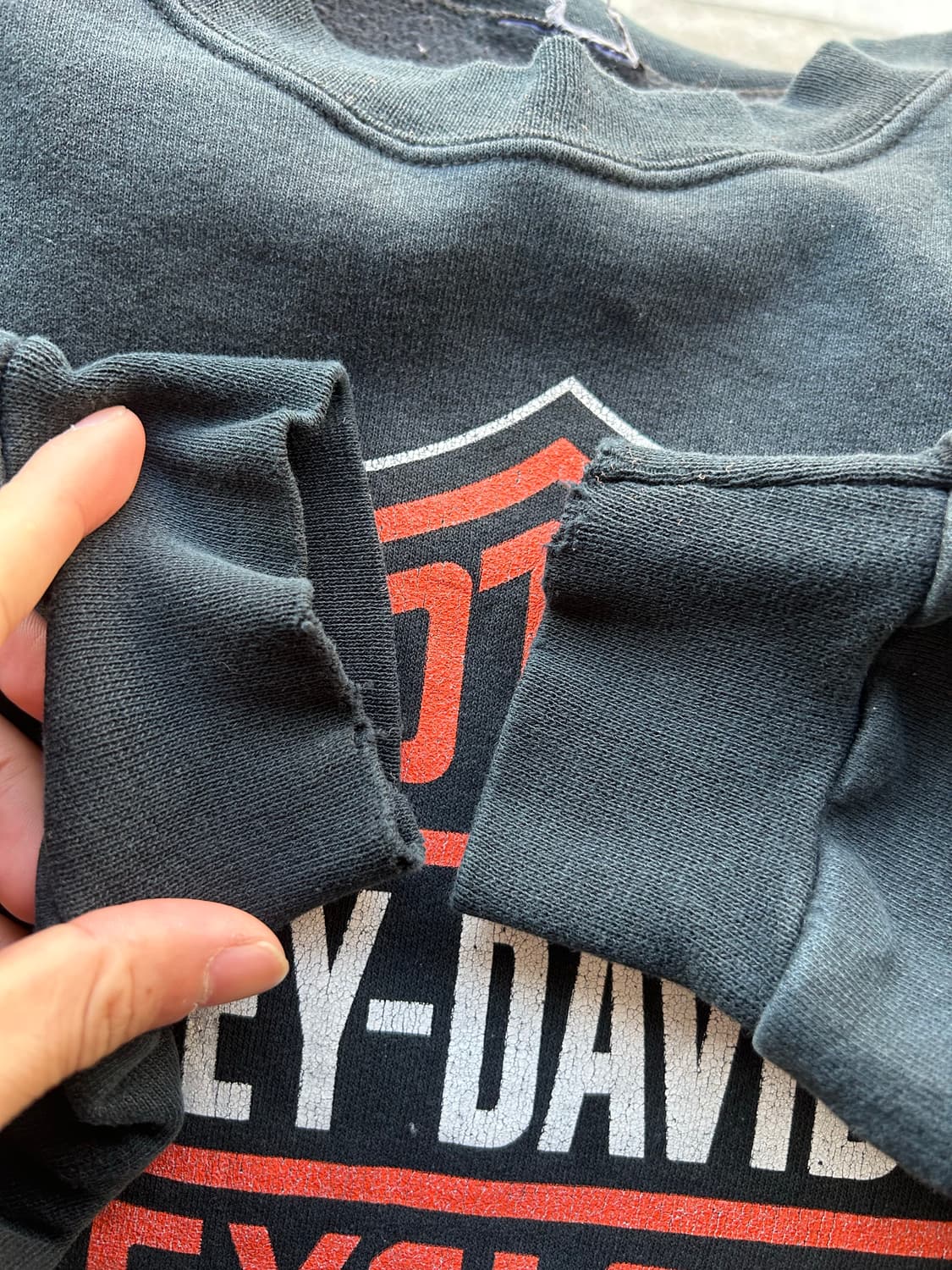 00‘s 할리데이비슨 바&실드 스웻셔츠 상품이미지7