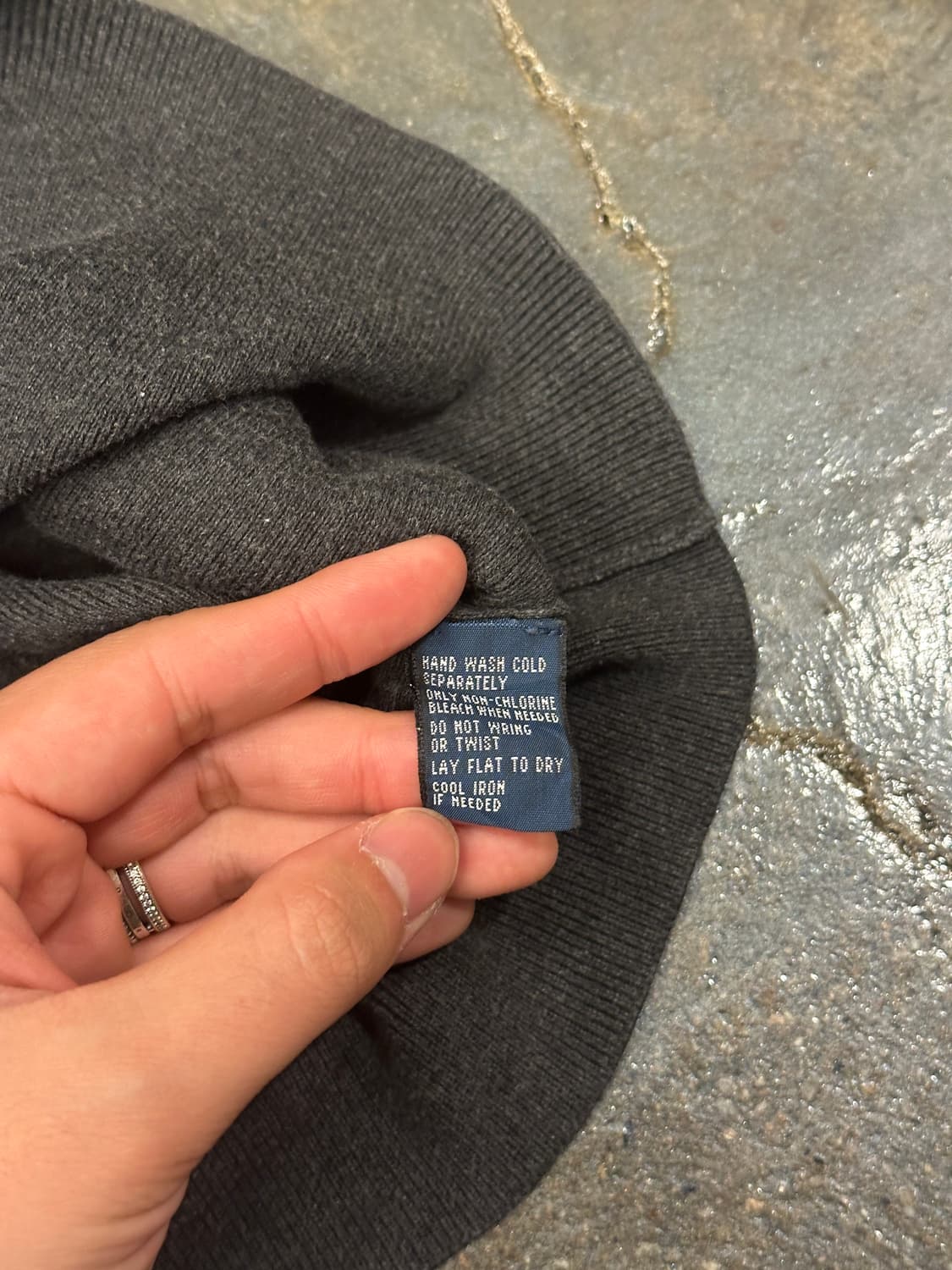 폴로 랄프로렌 니트 차콜 L 상품이미지5