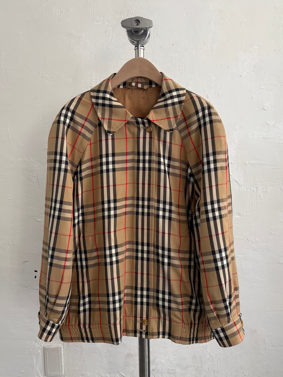 버버리 라나울 노바체크 헤링턴 자켓 상품이미지1