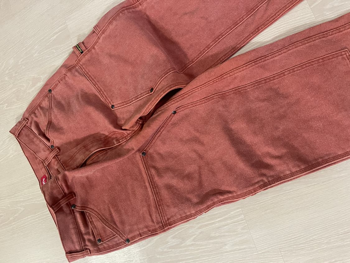 30) 슈프림 더블 니 페인터 팬츠 러스트 - 24SS 팝니다 상품이미지1