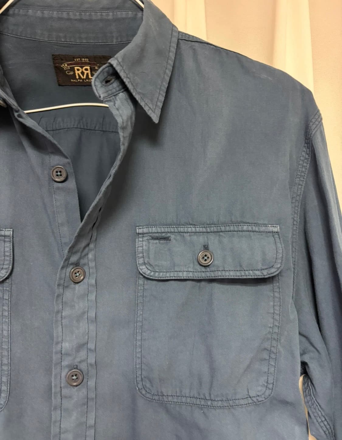 [RRL/polo] 랄프로렌 더블알엘 가먼트다잉 포켓 셔츠 상품이미지2