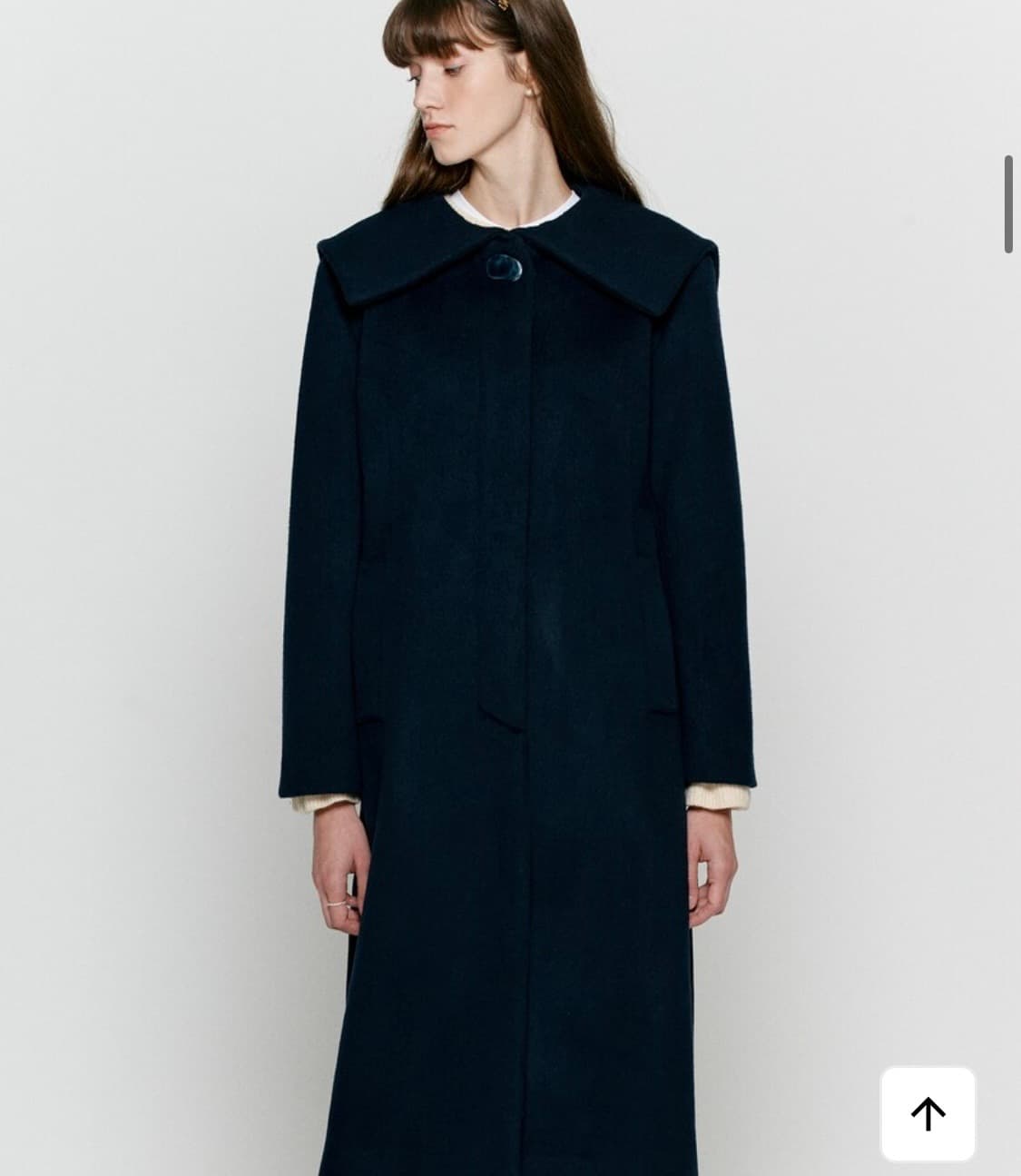 비뮤즈맨션 세일러 롱 코트 네이비  상품이미지3