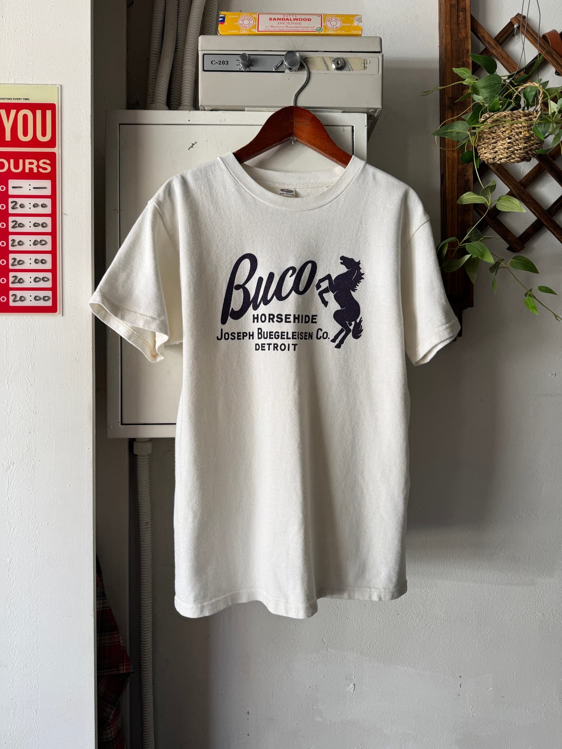 [M]BUCO by 리얼맥코이 호스하이드 프린팅 티셔츠 상품이미지2