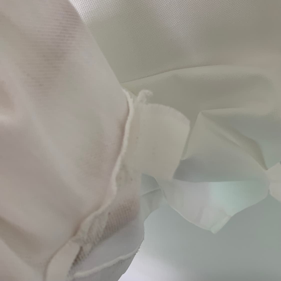 버버리 빈티지 화이트 반팔 포켓 피케 폴로티 카라 티셔츠 상품이미지5