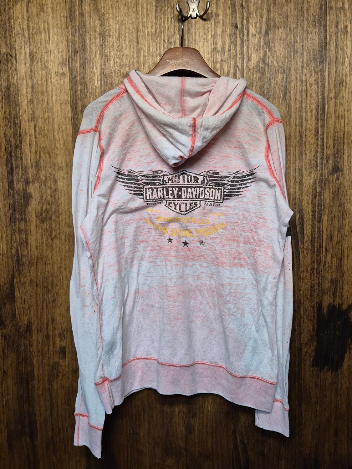 HARLEY DAVIDSON v-neck hoodie 상품이미지4