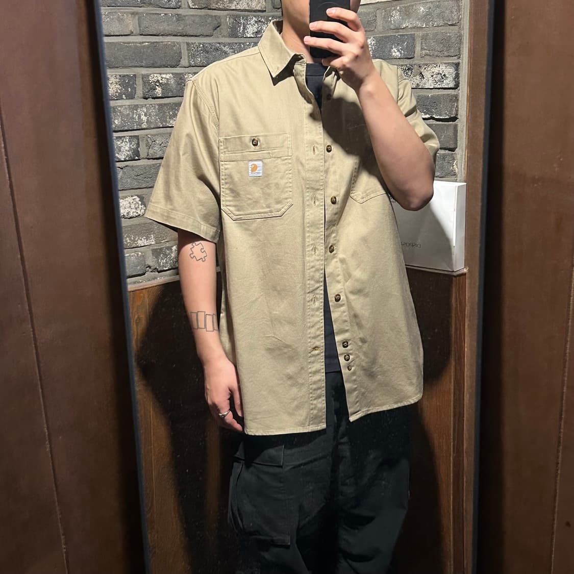 L) 칼하트 러기드 플렉스 릴렉스핏 반팔 셔츠 상품이미지9