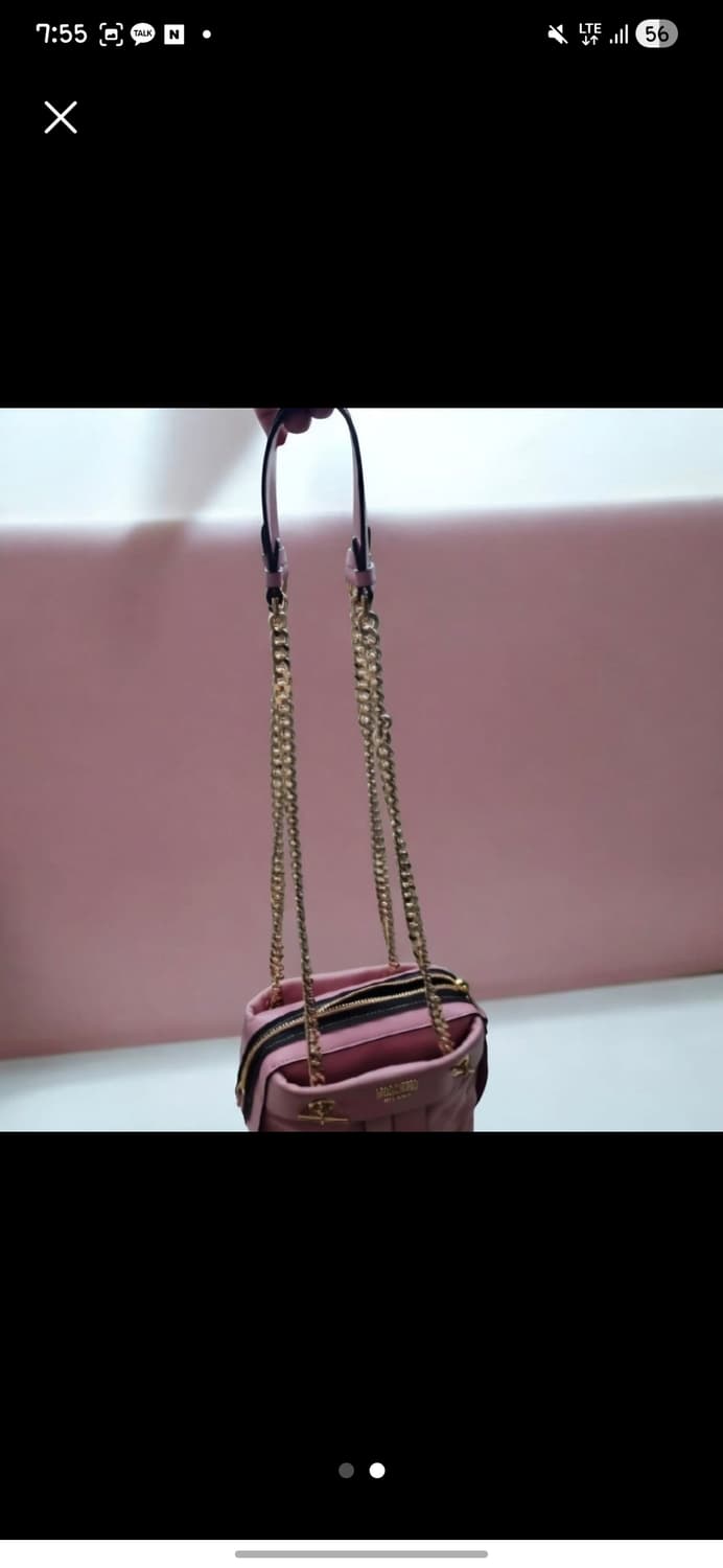 모스키노 핑크 양가죽 숄더백(8일까지만할인 상품이미지2