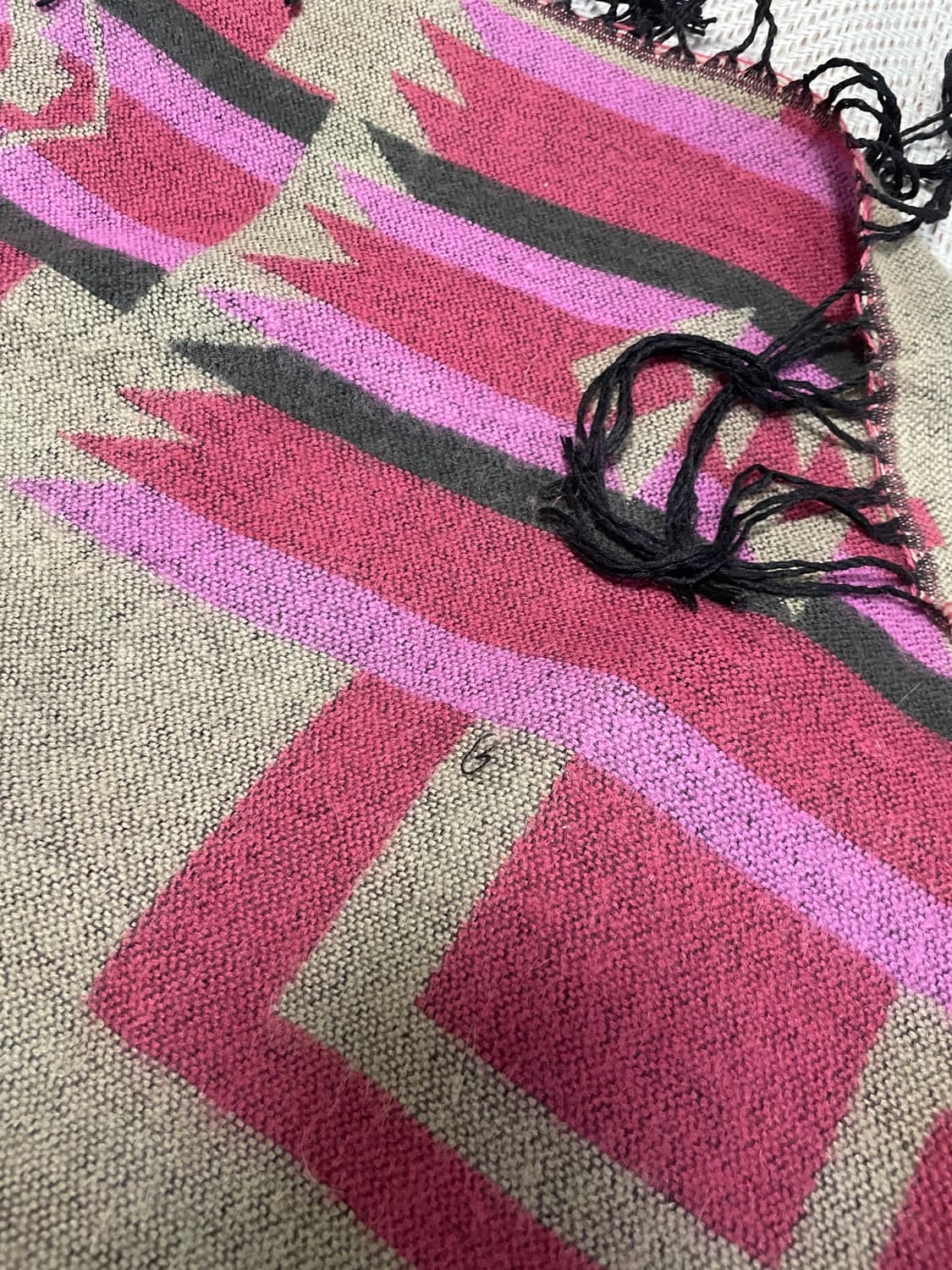 빈티지 나바호 블랭킷 러그 패브릭  J03393 상품이미지3