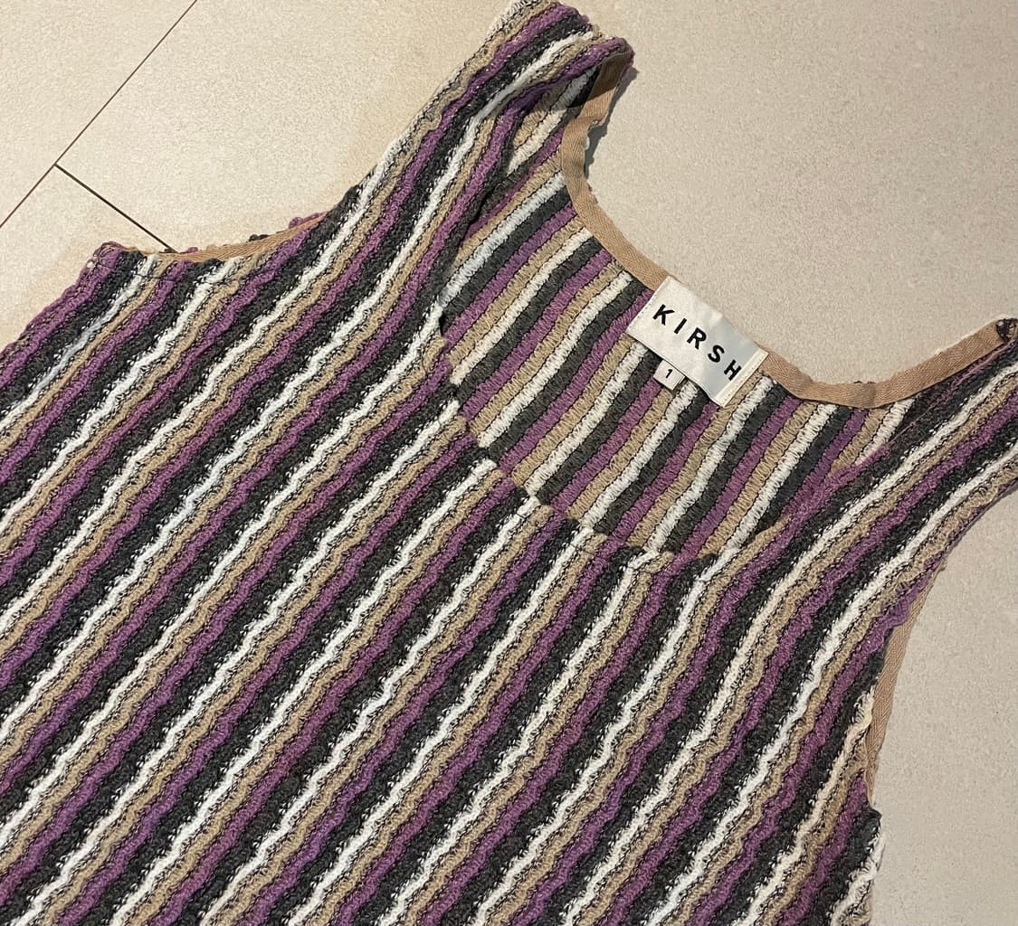 키르시 여름 니트 원피스 때 상품이미지1