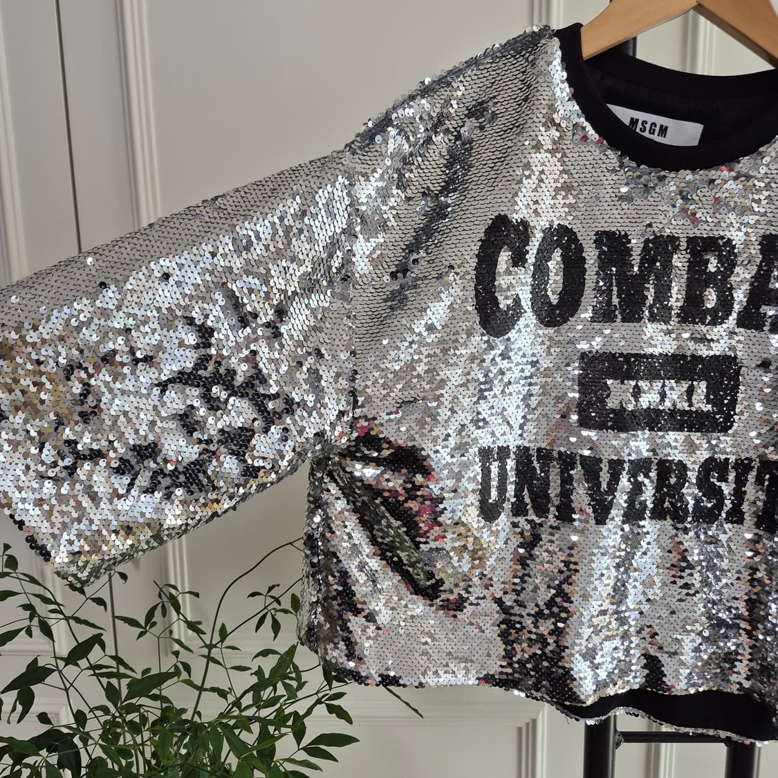 MSGM 스팽글 크롭티 상품이미지6