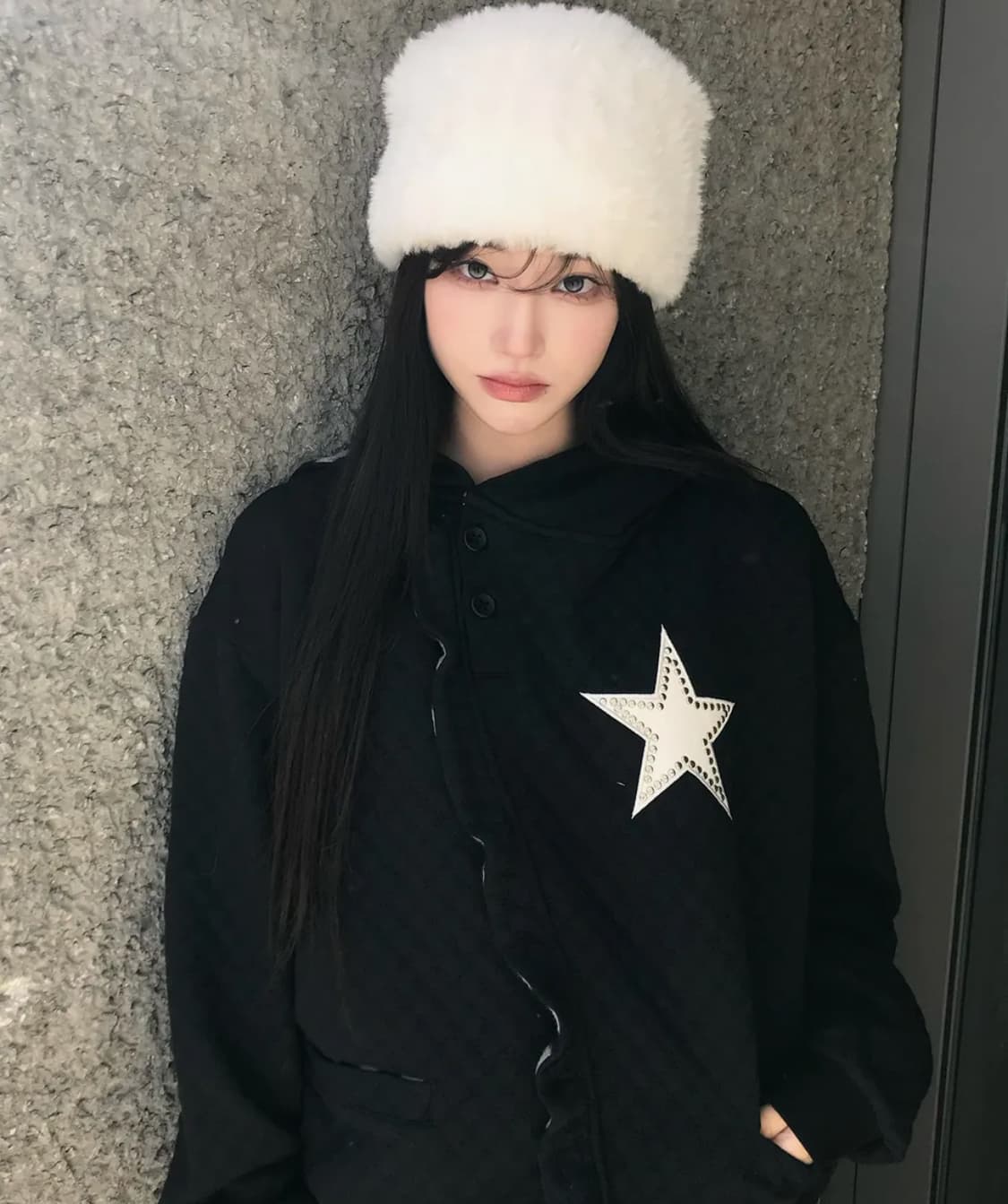 러브이즈트루 후드티 luvistrue ev star hood tee 상품이미지2