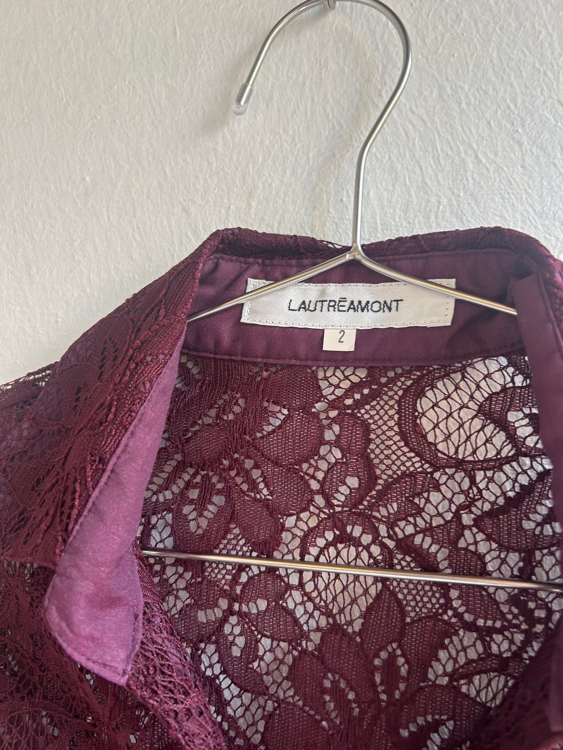 레이스 셔츠 상품이미지2