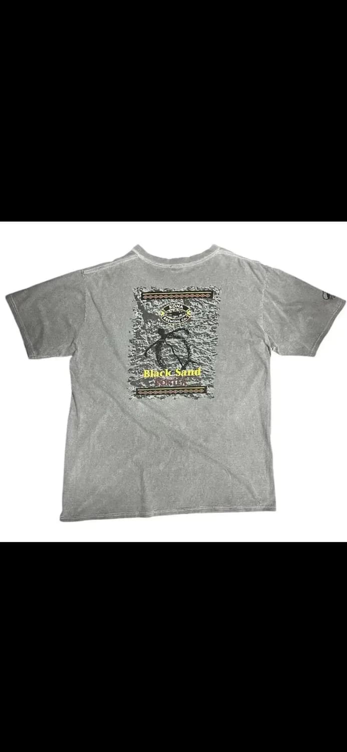 T-260 KONA CRAZY SHIRTS 그레이 프린팅 반팔티셔츠 L 상품이미지2