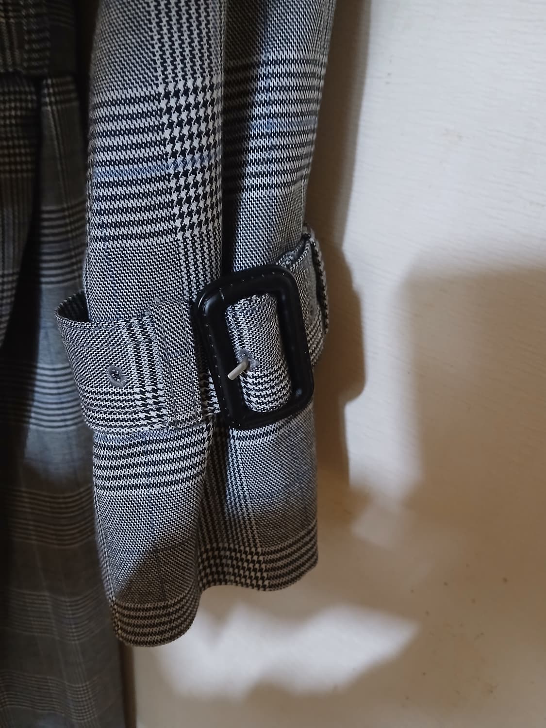 스파오 SPAO 체크 패턴 롱 트렌치 코트 자켓 재킷 점퍼 여성 아우터 상품이미지6