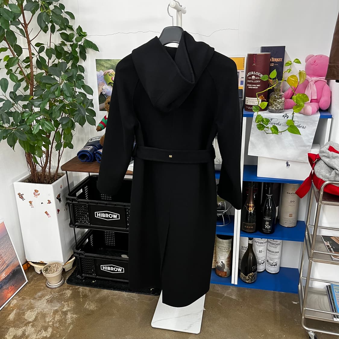 산드로 우먼 캐시미어 블렌드 후드코트 43 상품이미지4