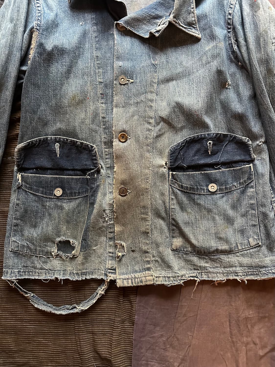 40s US Army WW2 데님 커버올 자켓 상품이미지10
