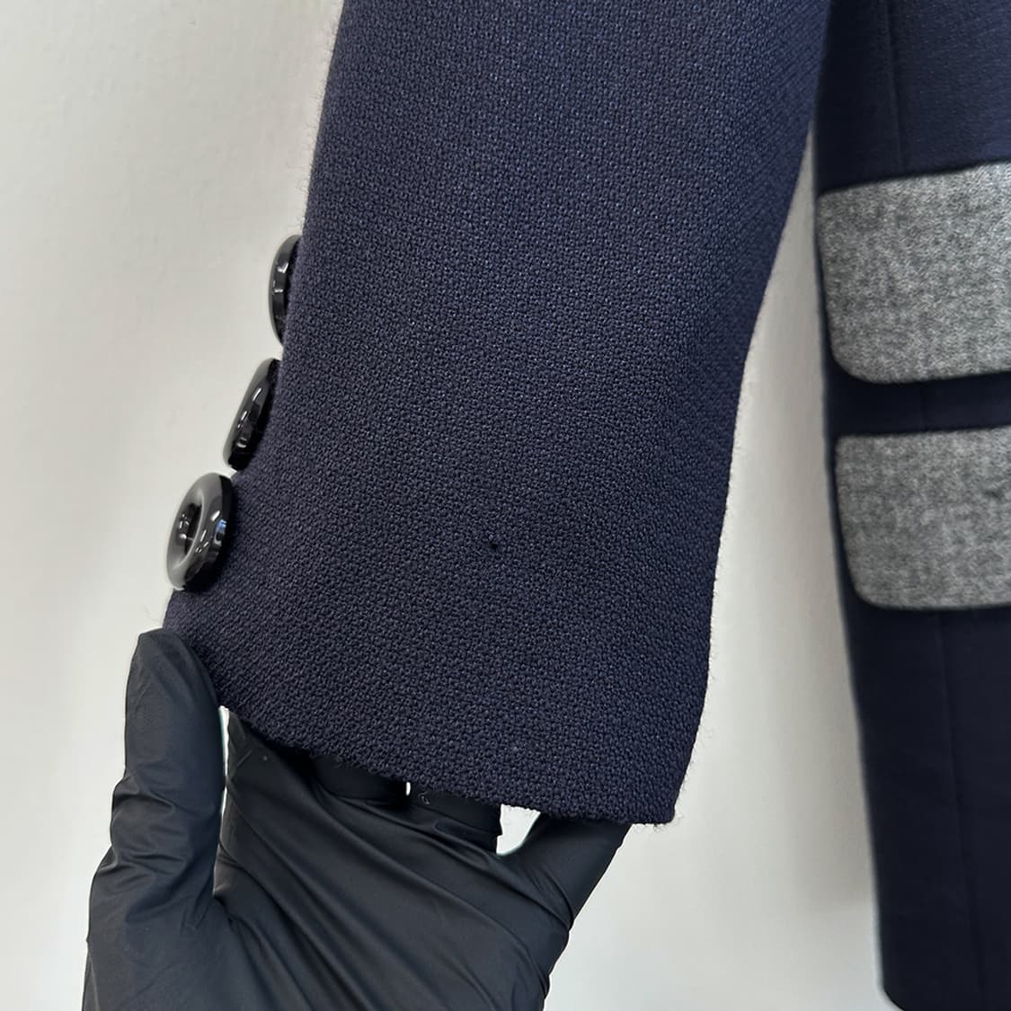 크리스챤 디올 DIOR 울 블렌드 숄카라 블레이저 자켓 여성 M 상품이미지5